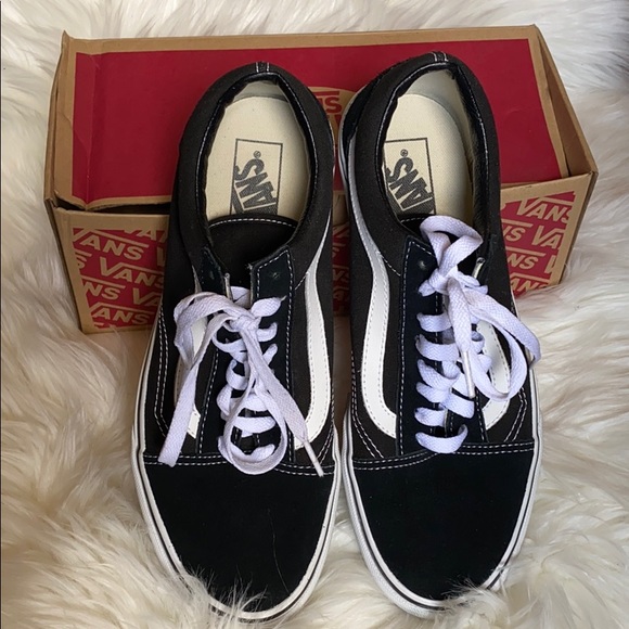 Vans Shoes - Black and White Old Skool Vans UNISEX